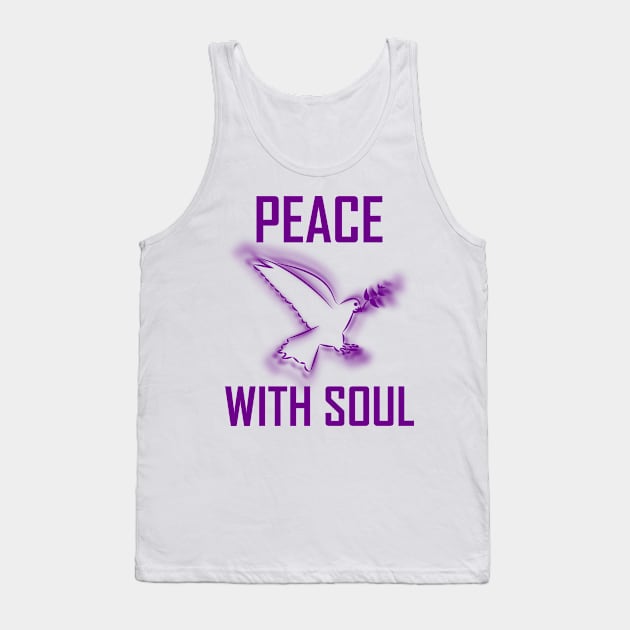 PEACE WITH SOUL Tank Top by Tees4Chill